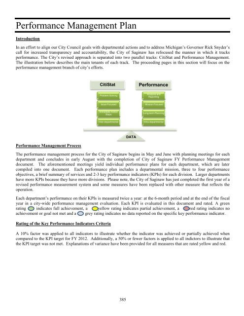 2012-2013 Budget - City of Saginaw MI