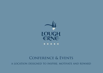 Conference & Event Brochure - Lough Erne Resort