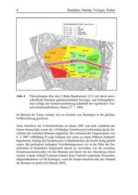 Grundwasserabsenkung beim Wiener U-Bahn-Bau - IGT