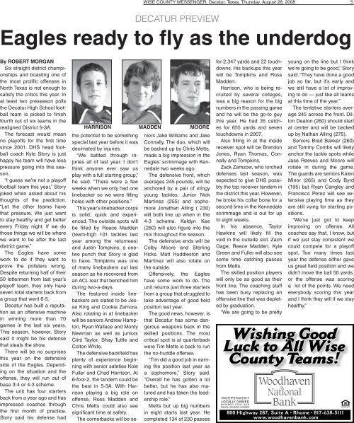 Football Preview - Wise County Messenger