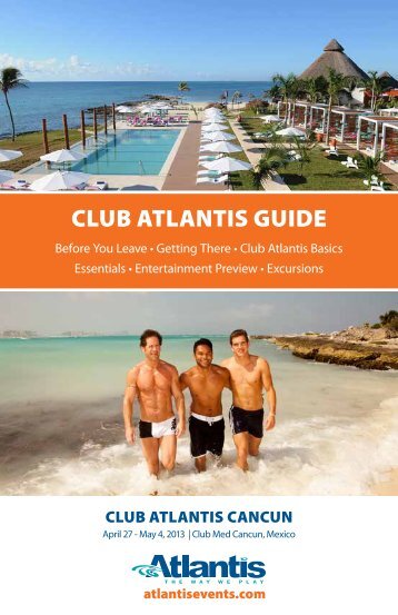 CLUB ATLANTIS GUIDE - Atlantis Events