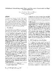 ILP-Based Scheduling with Time and Resource Constraints in High ...