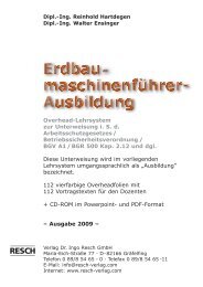 Overhead-Lehrsystem für die ... - Resch-Verlag