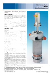 E2V Technologies MG6028 Fast Tuned Magnetron - Alphatron