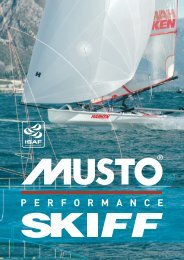 Class Brochure - Musto Performance Skiff