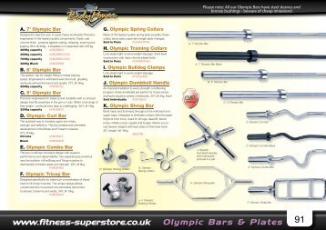 Olympic Bars & Plates - Fitness Superstore