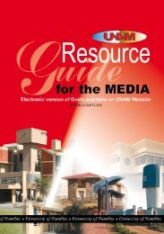 Media Resource Guide - University of Namibia