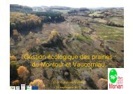 GÃ©stion Ã©cologique des prairies de Montour et Vaucorniau