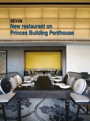 New restaurant on Princes Building Penthouse - Building.hk