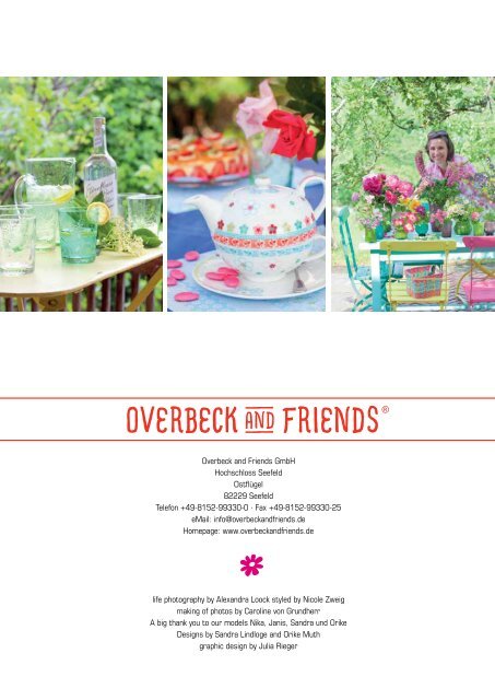 FrÃ¼hjahr/Sommer Katalog 2013 - Overbeck and Friends