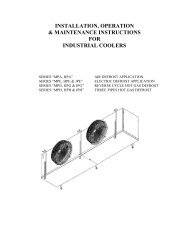 See manual - Kool-Air inc.