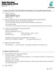 Material Safety Data Sheet - ONION SpA