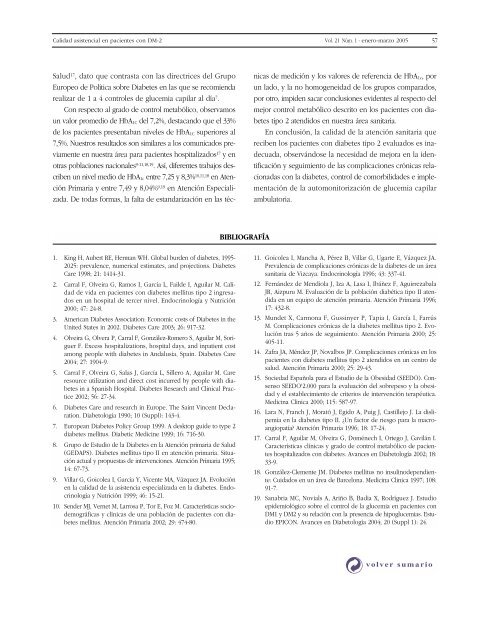 Avances en DiabetologÃ­a - Sociedad EspaÃ±ola de Diabetes