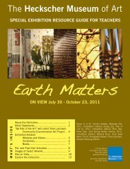 Earth Matters - the Heckscher Museum of Art