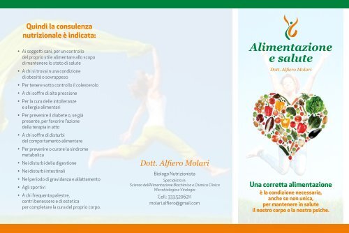 Alimentazione e salute - Dieta della salute - Dott. Fabrizio MODA