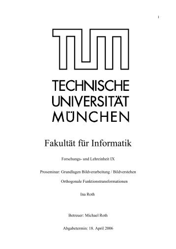 Die Fourier Transformation