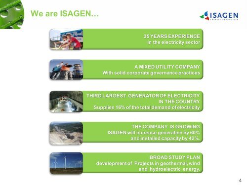 Corporate presentation - Isagen