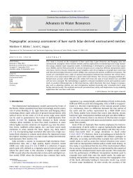 Topographic accuracy assessment of bare earth lidar-derived ...
