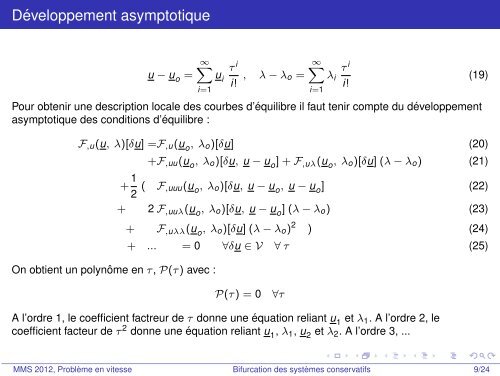 Bifurcation statique des systÃ¨mes conservatifs - MÃ©canique ...