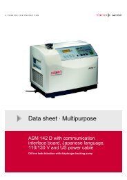 Data sheet Â· Multipurpose ASM 142 D with communication interface ...