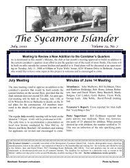 July Meeting - Sycamore Island Club