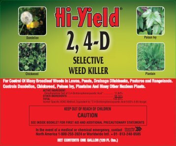 Label 21416 2 4-D Selective Weed Killer Approved 03 ... - Fertilome