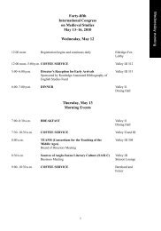 51st International Congress on Medieval Studies