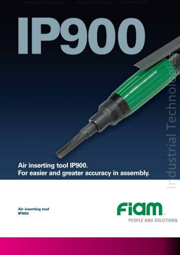 Air inserting tool IP900 FIAM Utensili Pneumatici Spa - Industrial ...