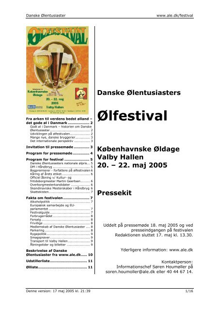 Ølfestival - Danske Ølentusiaster