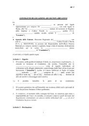 Contratto di locazione - Schema Tipo - Direzione regionale ...