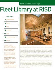 Fleet RISD LIBRARY - RISD : Fleet Library - Rhode Island School of ...