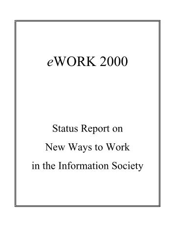 eWORK 2000 - European Telework Week