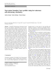 Non-contact boundary layer profiler using low-coherence self ...