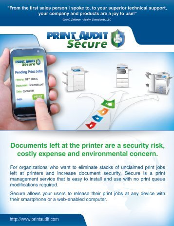 Download Brochure - Print Audit