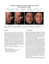 Analysis of Human Faces using a Measurement-Based Skin ...