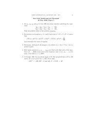 21st Irish Mathematical Olympiad 10 May 2008, Paper 1 1. Let p1 ...