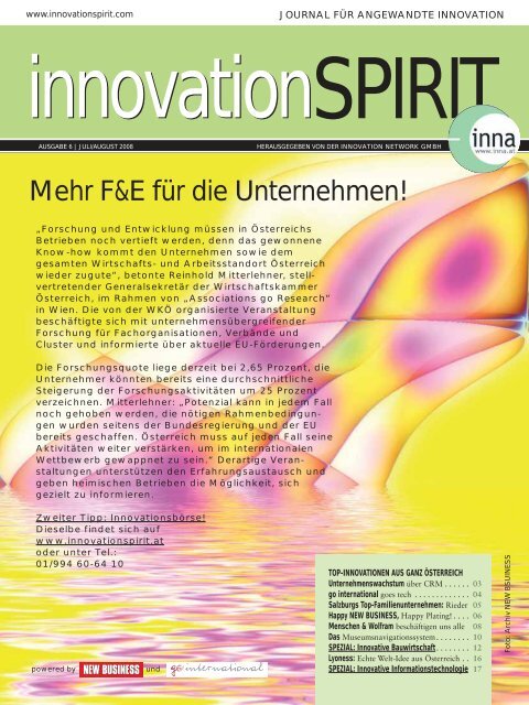 IS-Juli/Aug-2008 - innovationspirit