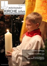 Pfarrzeitung Nr. 230/2012 Advent - Pfarre Brunn am Gebirge