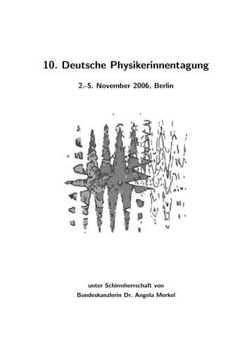 10. Deutsche Physikerinnentagung