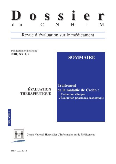 Traitement de la maladie de Crohn - CNHIM