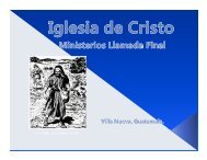 El discipulo y su servicio.pdf - IGLESIA DE CRISTO - Ministerios ...