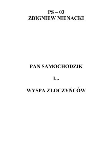03 - Pan Samochodzik i Wyspa Zloczyńców - Zbigniew Nienacki