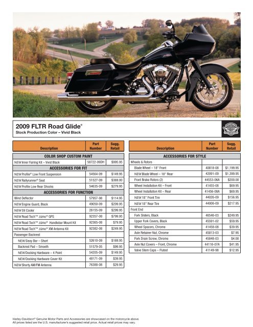 2009 FLTR Road Glide Harley Davidson