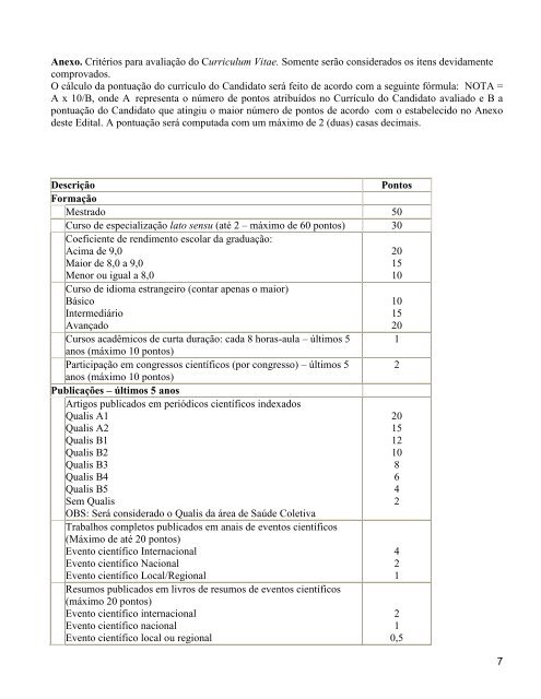 Edital - PrÃ³-Reitoria de Pesquisa e PÃ³s-GraduaÃ§Ã£o - Ufma