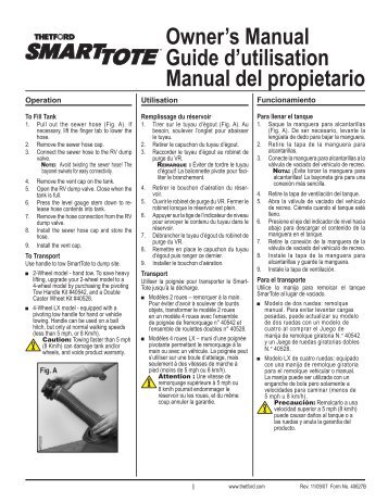 Owner's Manual Guide d'utilisation Manual del ... - Camping World