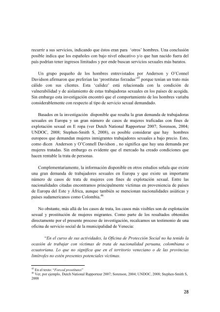 La antesala de la trata de personas, PublicaciÃ³n ... - CHS Alternativo