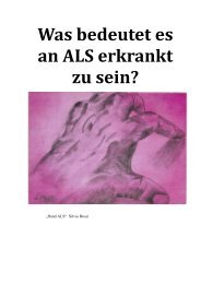 Was bedeutet es an ALS erkrankt zu sein? - Rita Tresch