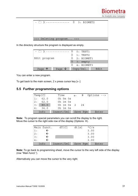 Instruction Manual - Biometra