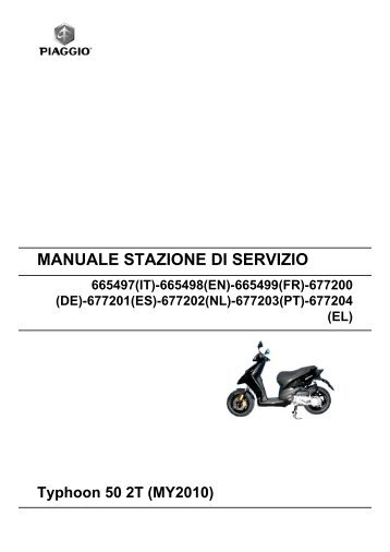 MANUALE STAZIONE DI SERVIZIO Typhoon 50 2T (MY2010)