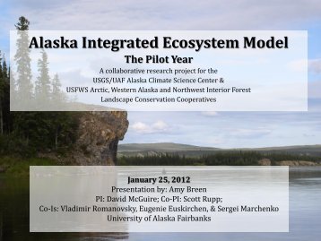 ⬈ Alaska Integrated Ecosystem Model - Arctic LCC